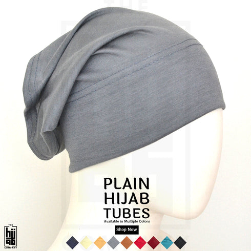 Plain Hijab Tubes - Set of 6